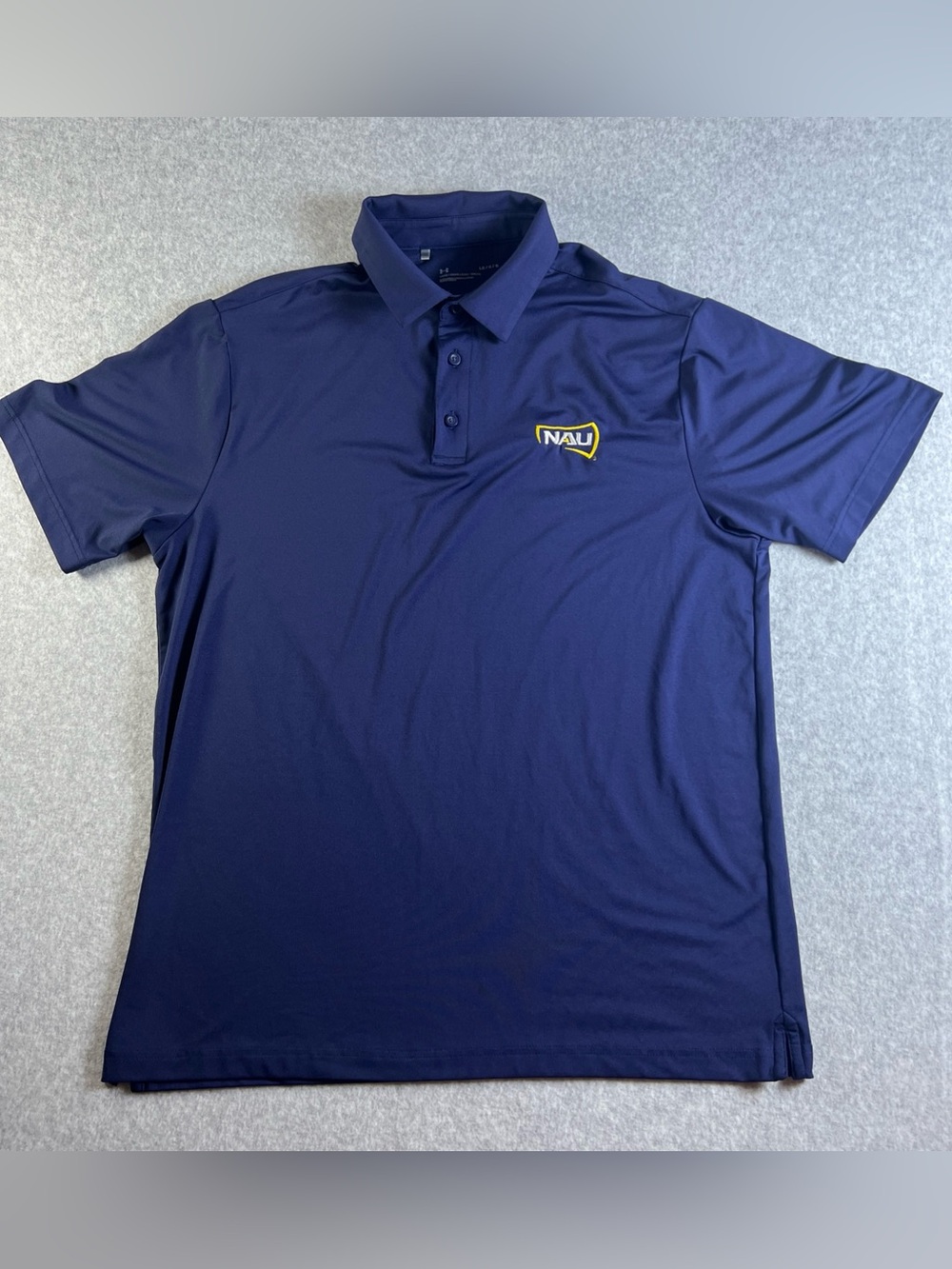 Northern Arizona under Armour loose fit navy polo men’s large new